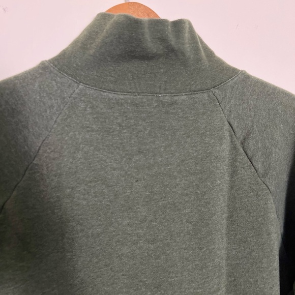 J.Crew Womens Wide Button-Collar Tunic Sweatshirt Cloudspun Fleece Small Outdoor - Picture 10 of 16